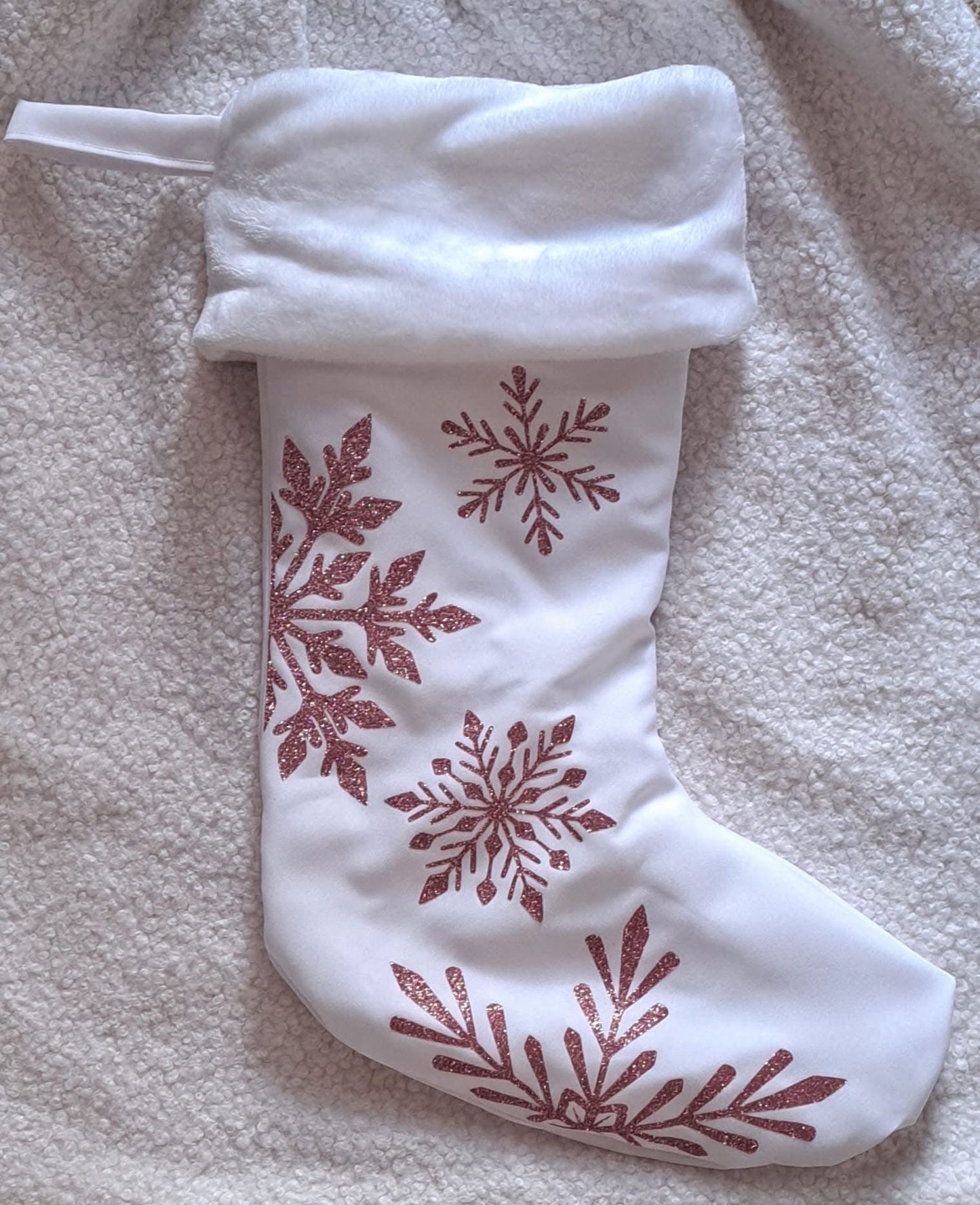 Botte de Noël flocons