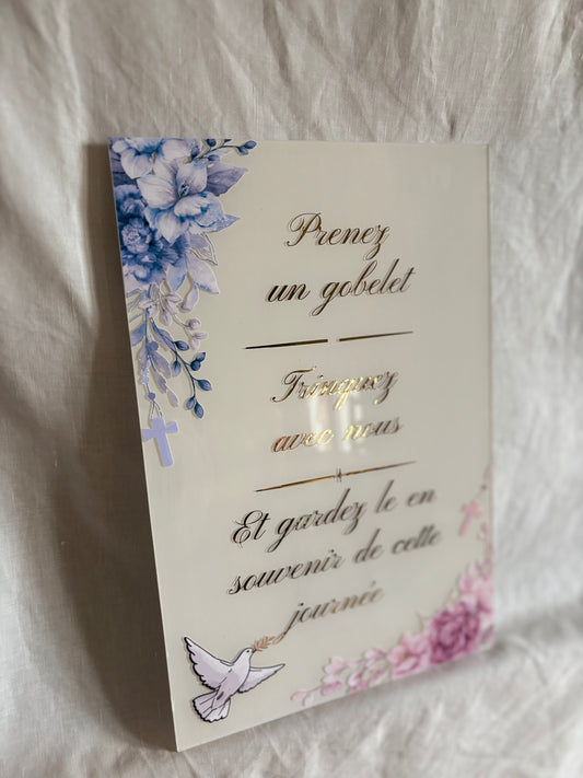 Affiche/plaque pour buffet A4