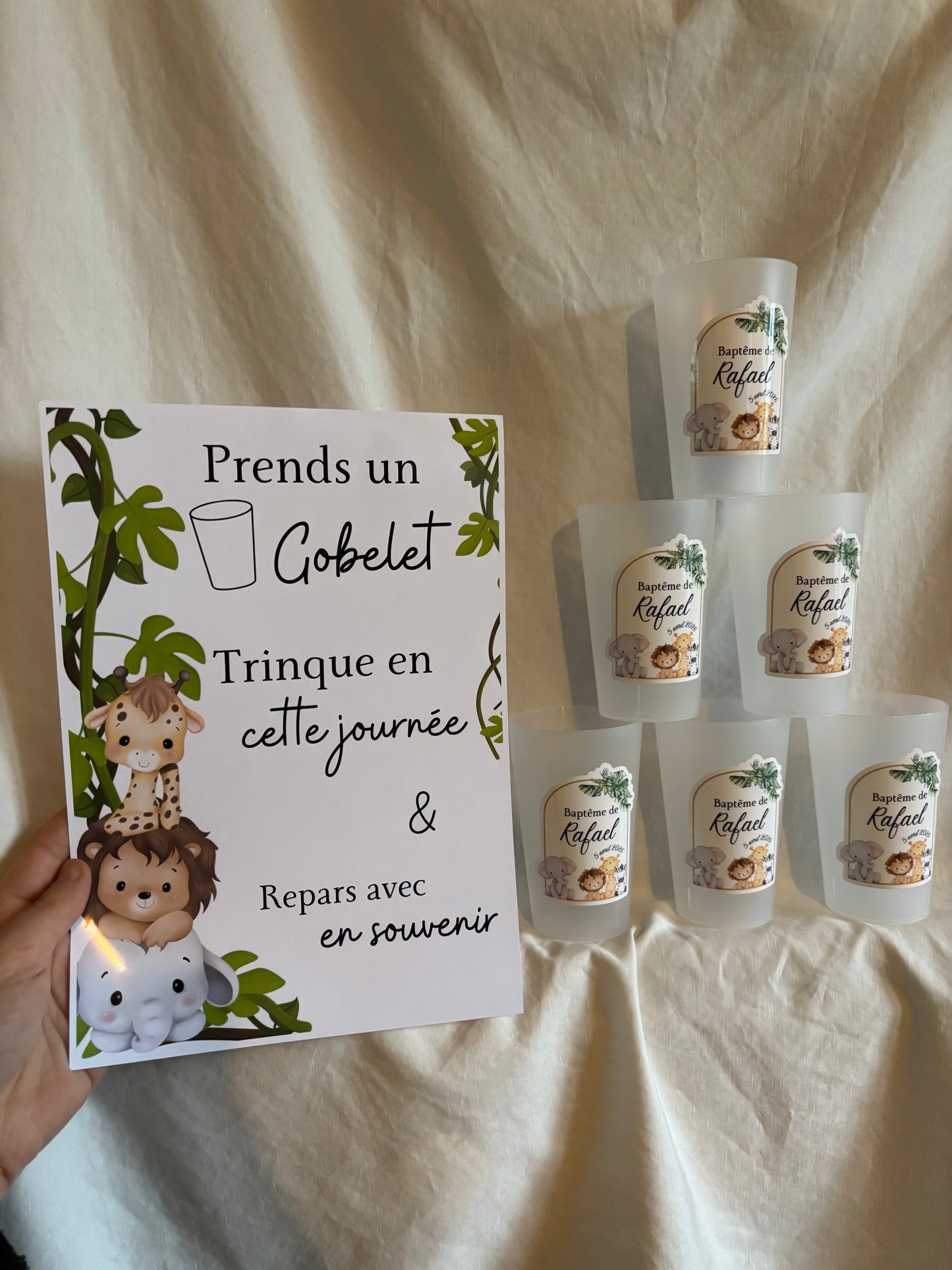 Affiche/plaque pour buffet A4