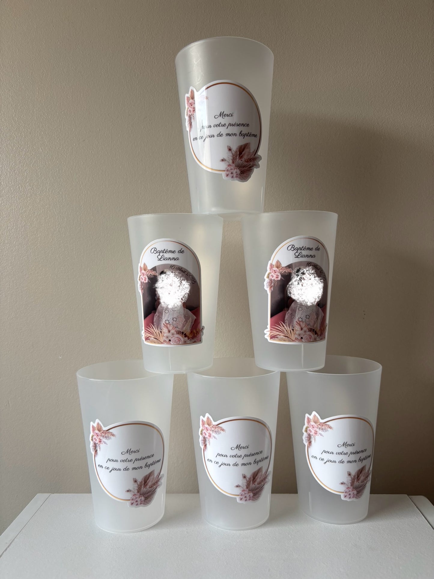 Gobelets personnalisés recto verso  25cl