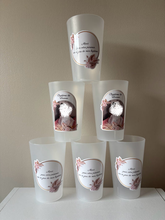 Gobelets personnalisés recto verso  25cl
