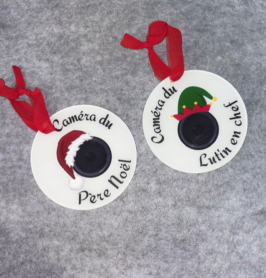 Boule de Noël caméra