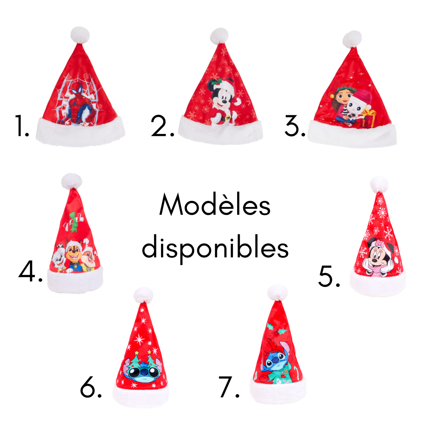 Personnalisation bonnet de Noël enfant