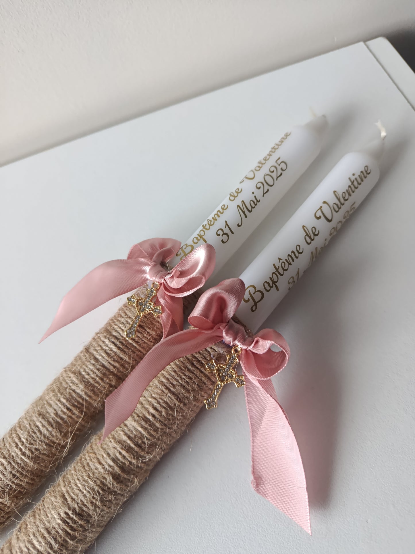 Cierge personnalisé