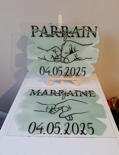 Plaque souvenirs