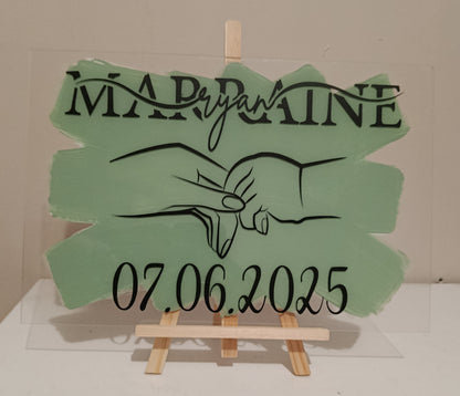 Plaque souvenirs