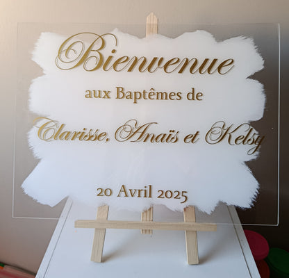 Panneau de Bienvenue