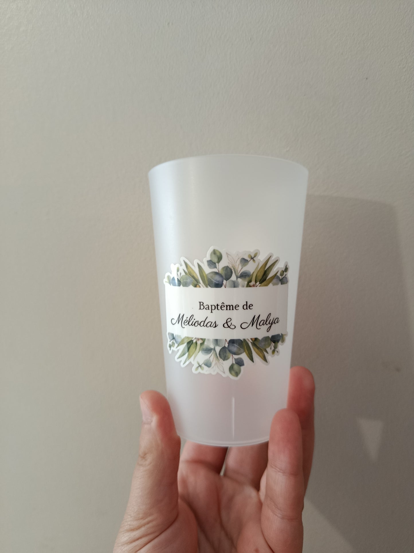 Gobelets personnalisés recto verso 50cl