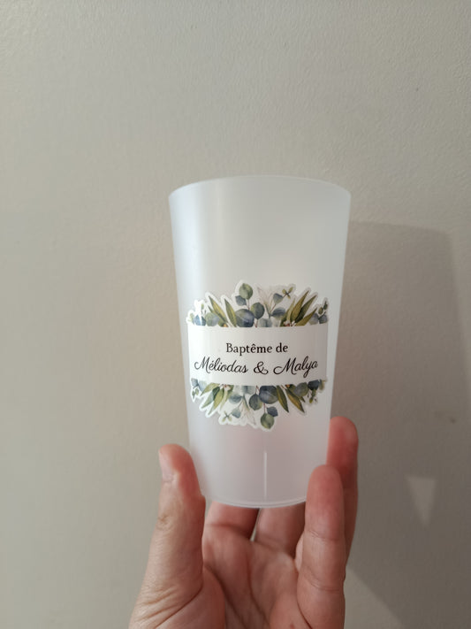 Gobelets personnalisés recto verso 50cl