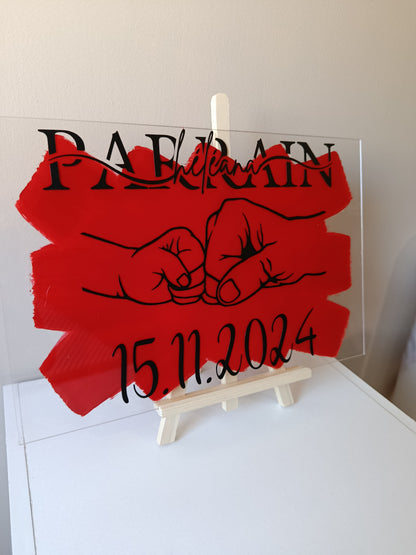 Plaque souvenirs
