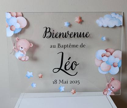 Panneau de Bienvenue à thème