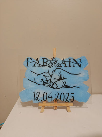 Plaque souvenirs
