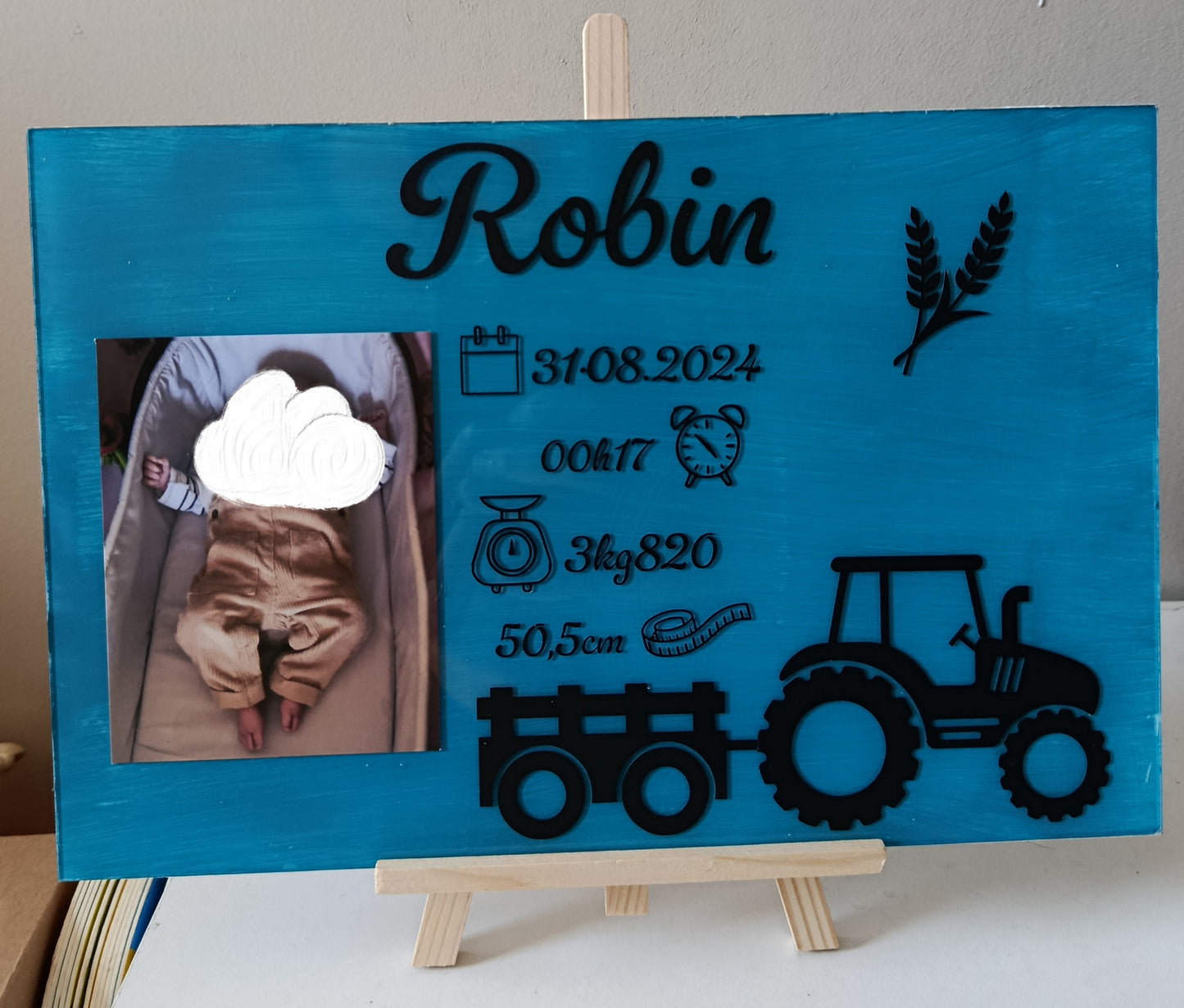 Plaque photo souvenirs