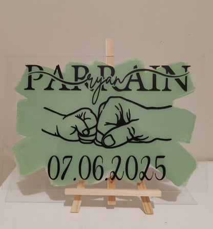Plaque souvenirs